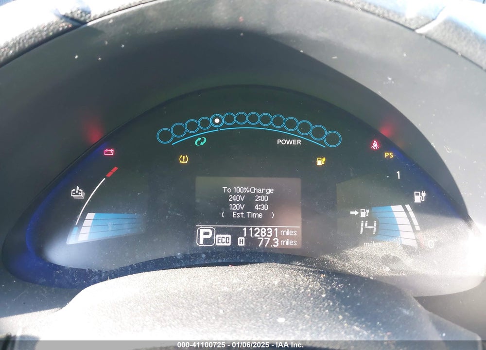 2013 NISSAN LEAF S VIN: 1N4AZ0CP6DC400920