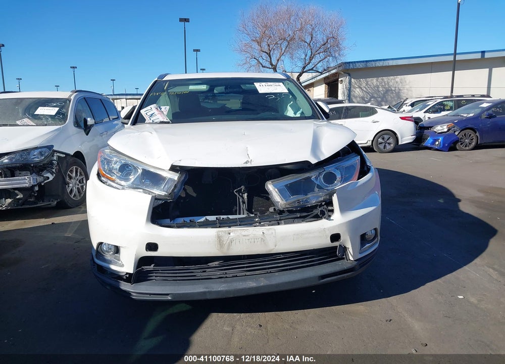 2015 TOYOTA HIGHLANDER LIMITED V6 VIN: 5TDYKRFH1FS078131