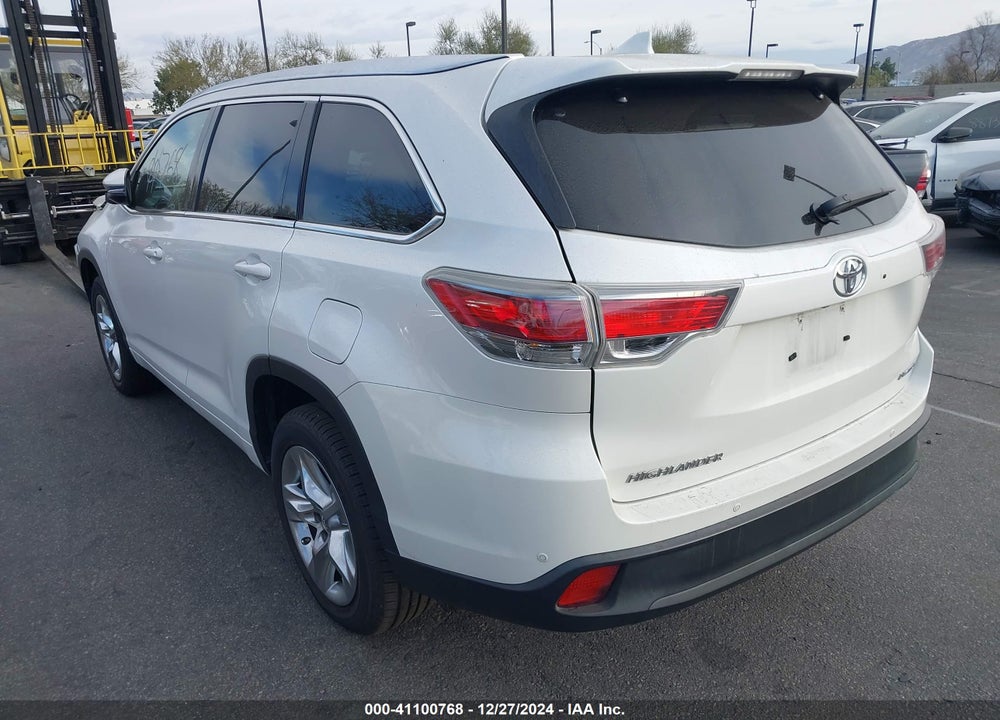 2015 TOYOTA HIGHLANDER LIMITED V6 VIN: 5TDYKRFH1FS078131
