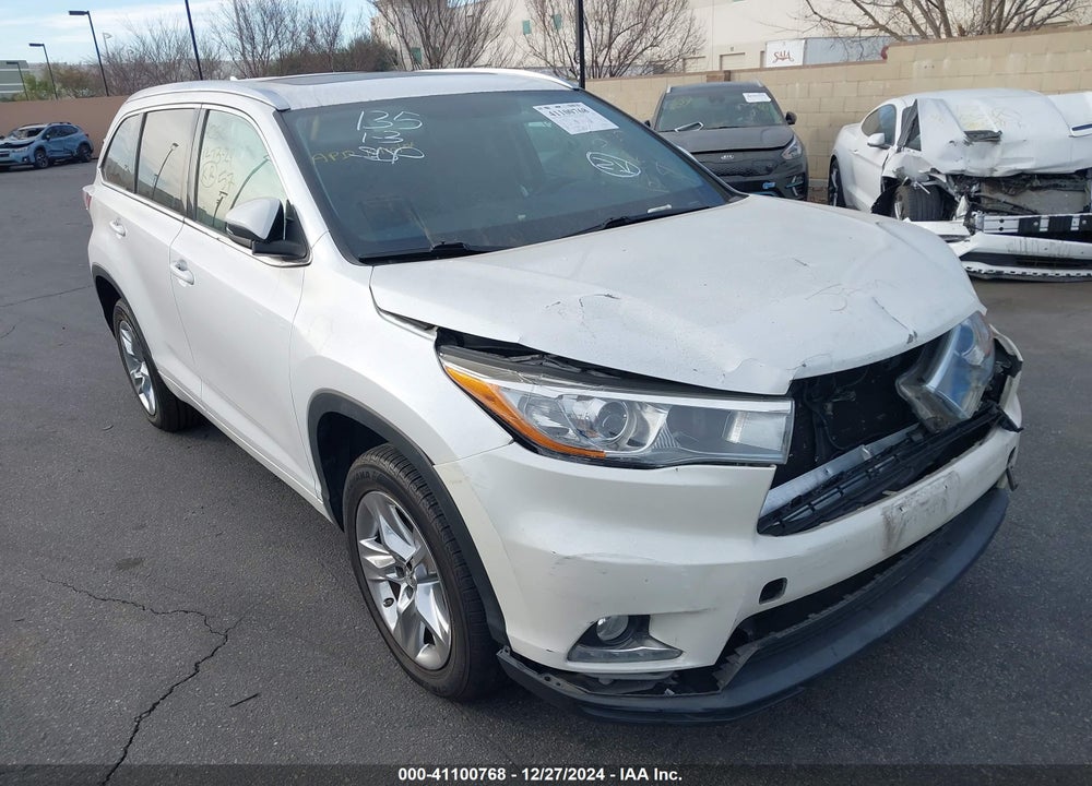 2015 TOYOTA HIGHLANDER LIMITED V6 VIN: 5TDYKRFH1FS078131