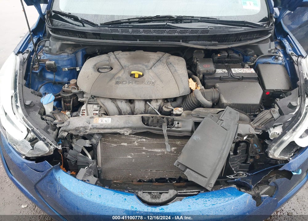 2016 HYUNDAI ELANTRA VIN: 5NPDH4AE2GH728749
