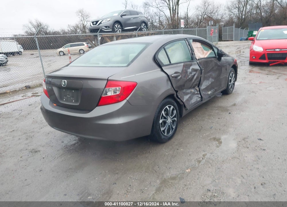 2012 HONDA CIVIC SDN LX VIN: 19XFB2F58CE098189