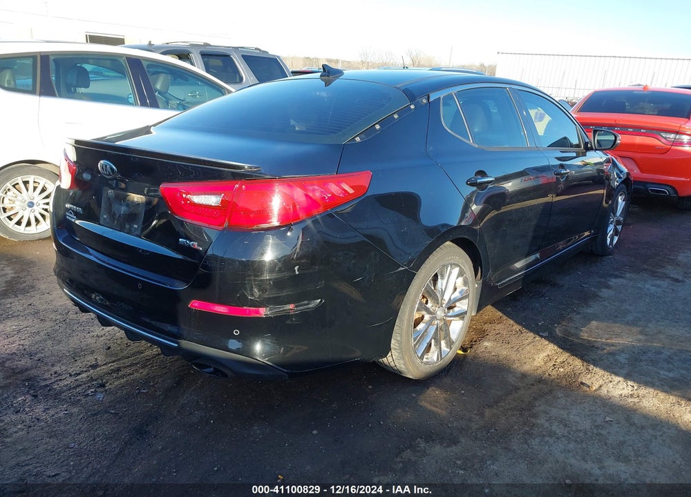 2014 KIA OPTIMA SXL TURBO VIN: 5XXGR4A64EG282373