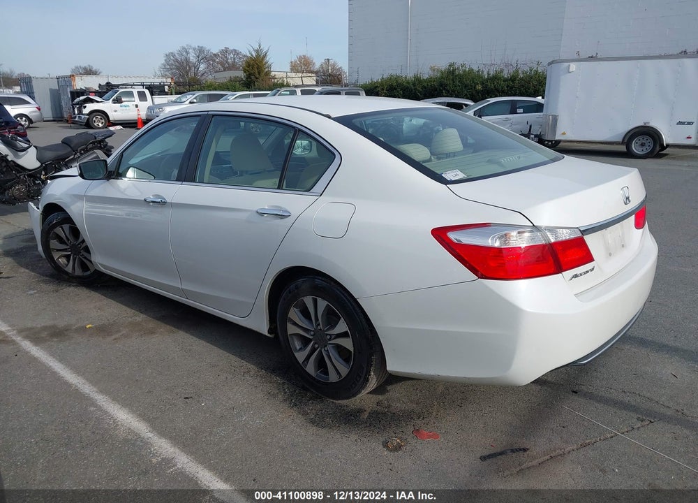 2013 HONDA ACCORD LX VIN: 1HGCR2F34DA133216