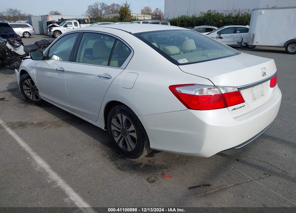2013 HONDA ACCORD LX VIN: 1HGCR2F34DA133216