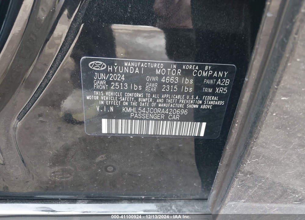 2024 HYUNDAI SONATA N LINE VIN: KMHL54JC0RA420696