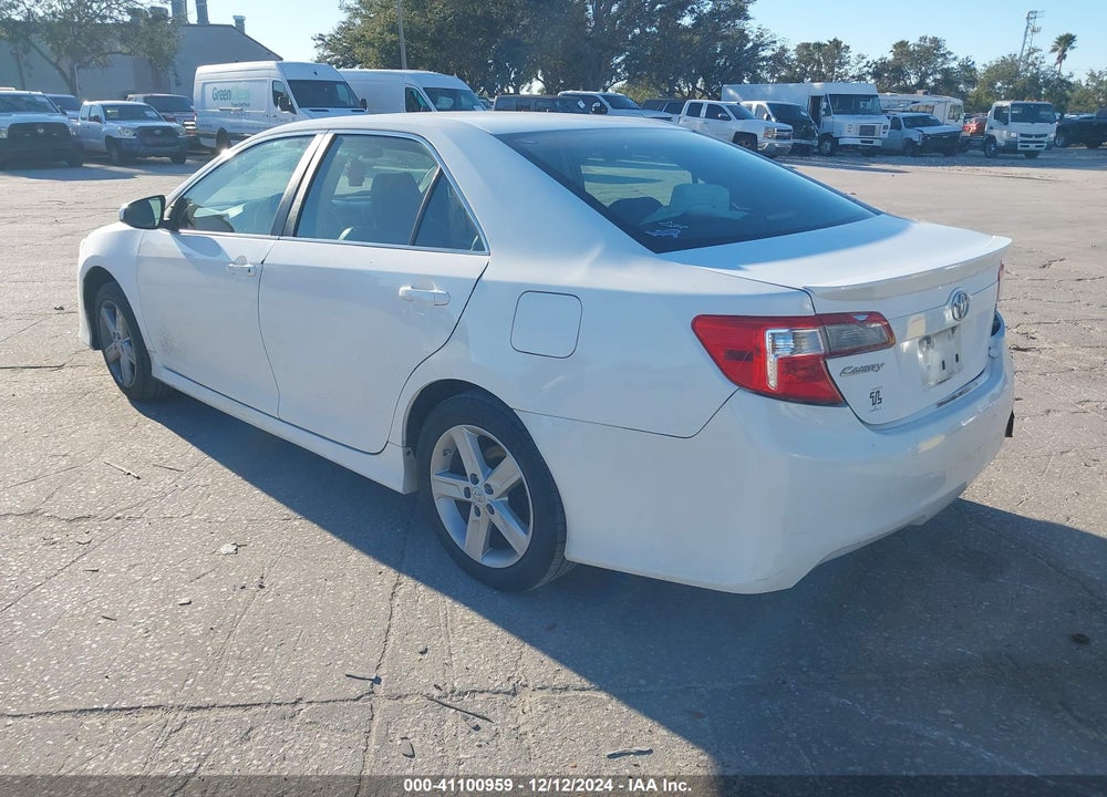 2012 TOYOTA CAMRY SE VIN: 4T1BF1FK6CU535865