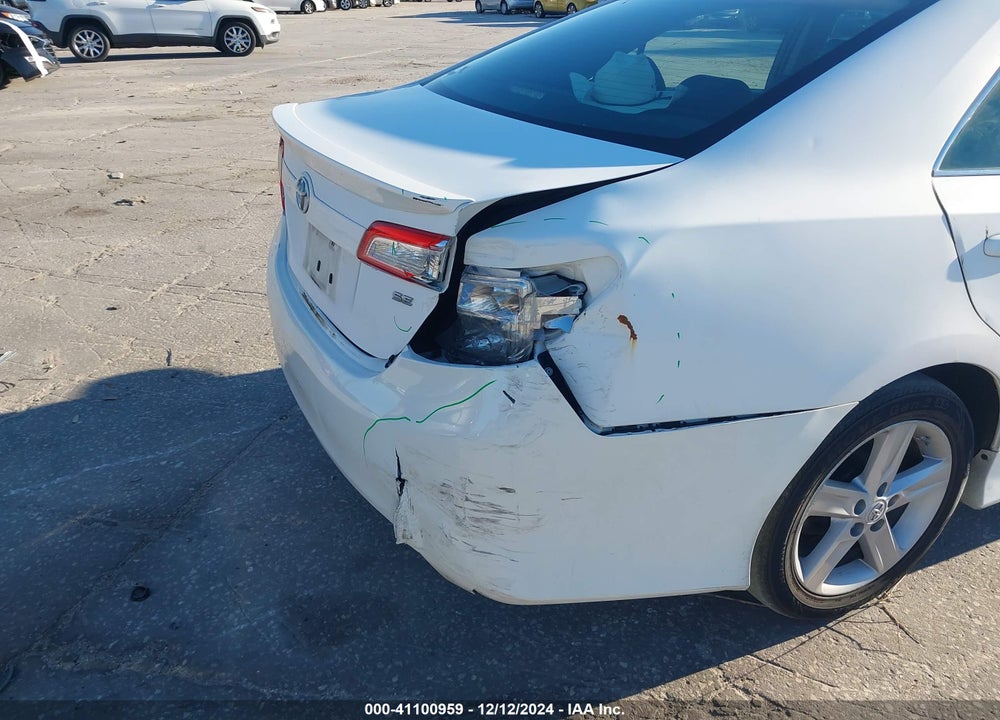2012 TOYOTA CAMRY SE VIN: 4T1BF1FK6CU535865