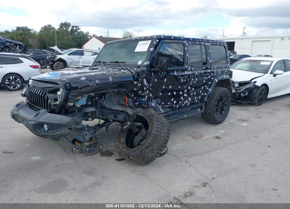 2021 JEEP WRANGLER 4XE UNLIMITED SAHARA 4X4 VIN: 1C4JJXP62MW745582