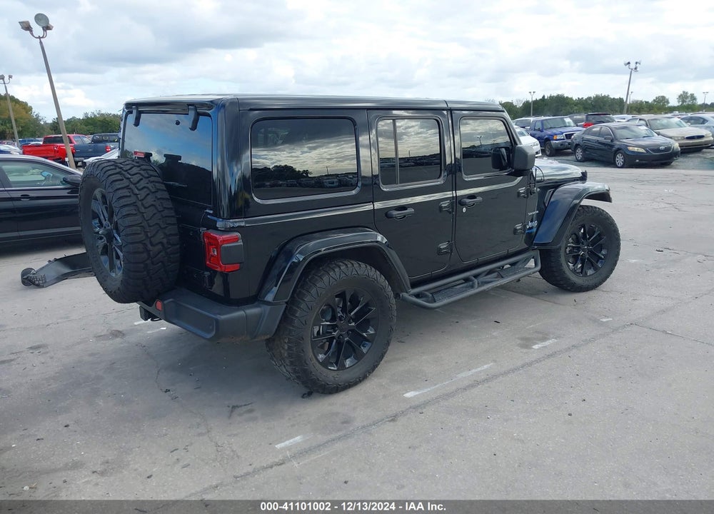 2021 JEEP WRANGLER 4XE UNLIMITED SAHARA 4X4 VIN: 1C4JJXP62MW745582