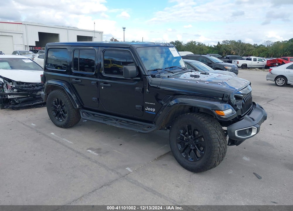 2021 JEEP WRANGLER 4XE UNLIMITED SAHARA 4X4 VIN: 1C4JJXP62MW745582