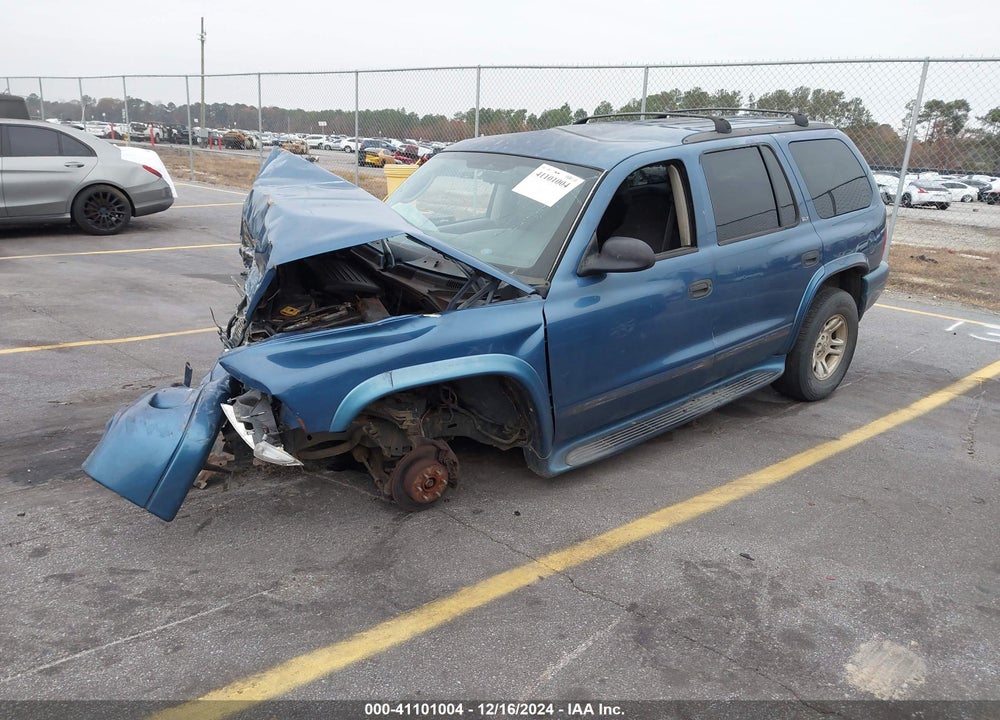 2002 DODGE DURANGO VIN: 1B8HR48N22F144208