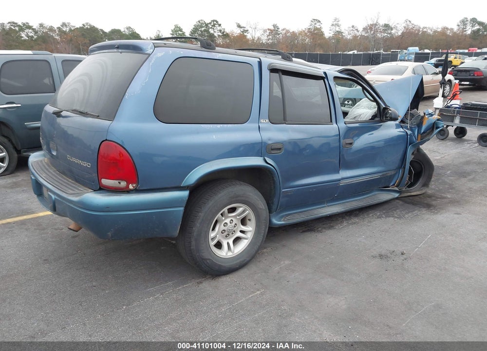 2002 DODGE DURANGO VIN: 1B8HR48N22F144208