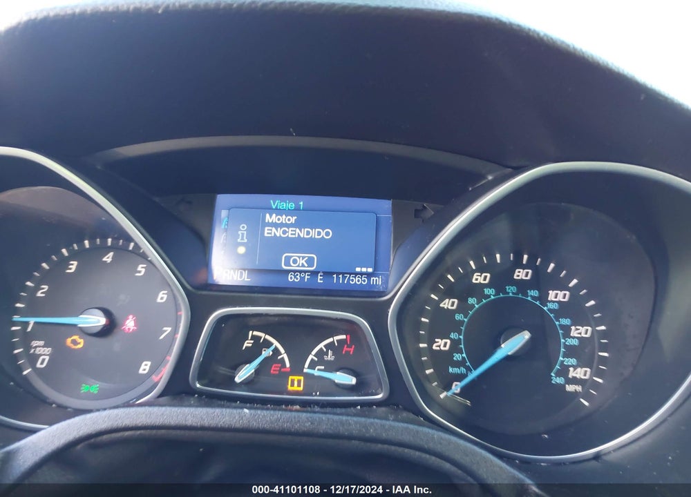 2013 FORD FOCUS VIN: 1FADP3K24DL378118