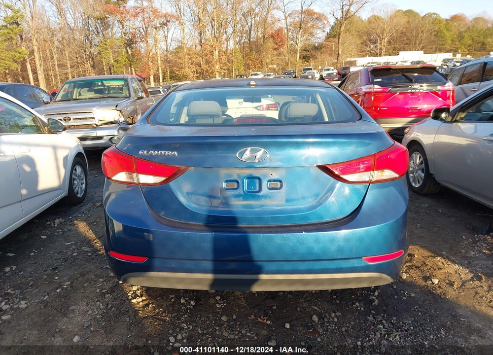 2014 HYUNDAI ELANTRA SE VIN: KMHDH4AE3EU162695
