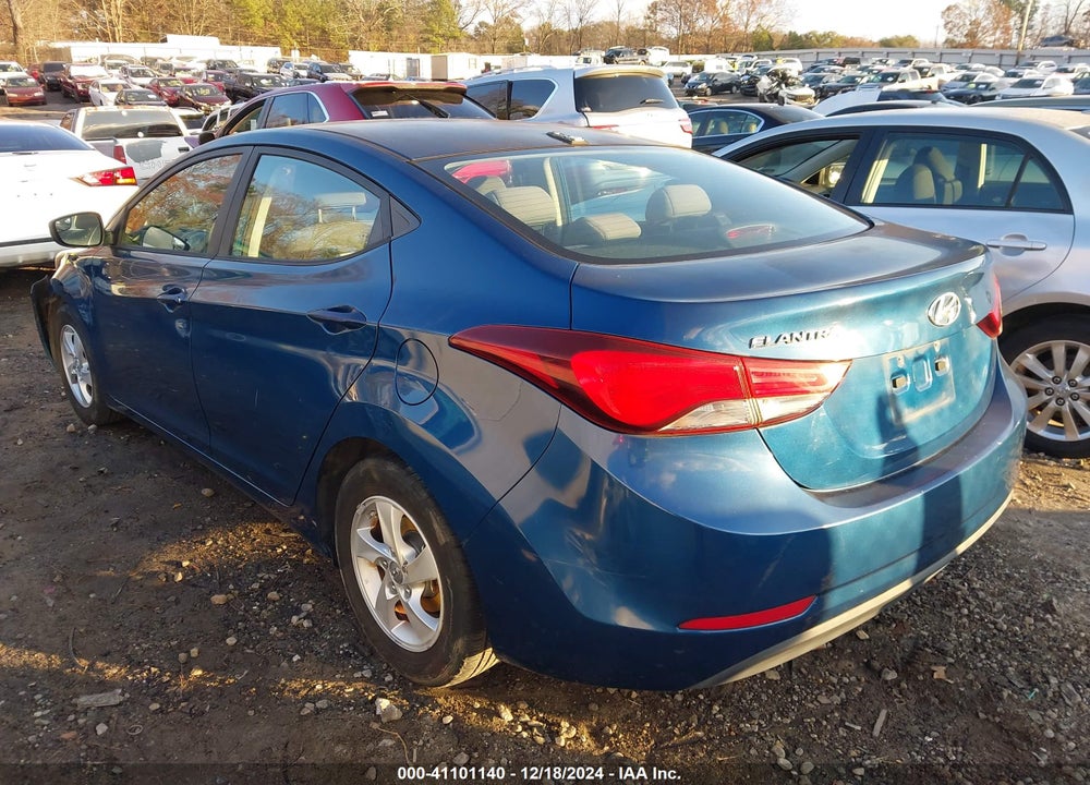 2014 HYUNDAI ELANTRA SE VIN: KMHDH4AE3EU162695