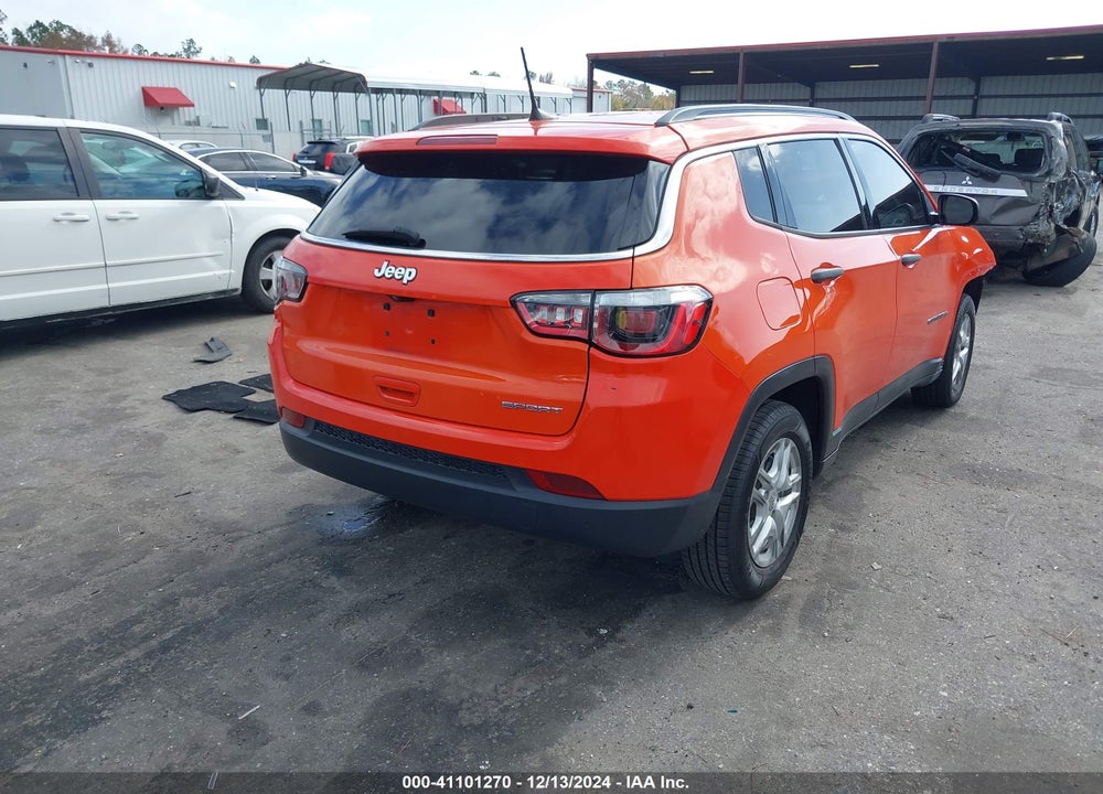 2019 JEEP COMPASS SPORT FWD VIN: 3C4NJCABXKT788974