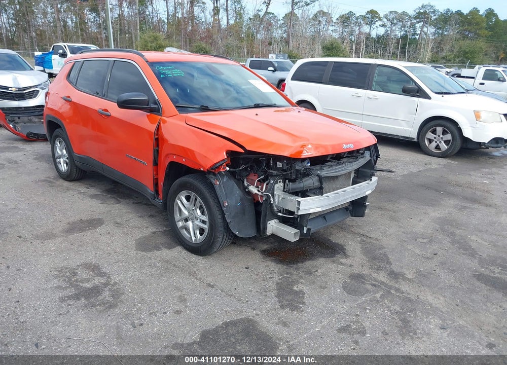 2019 JEEP COMPASS SPORT FWD VIN: 3C4NJCABXKT788974