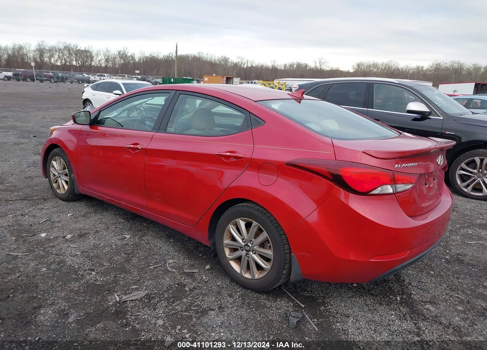 2015 HYUNDAI ELANTRA VIN: KMHDH4AE9FU350834