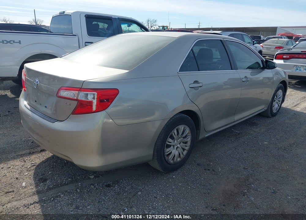 2013 TOYOTA CAMRY LE VIN: 4T4BF1FKXDR288860