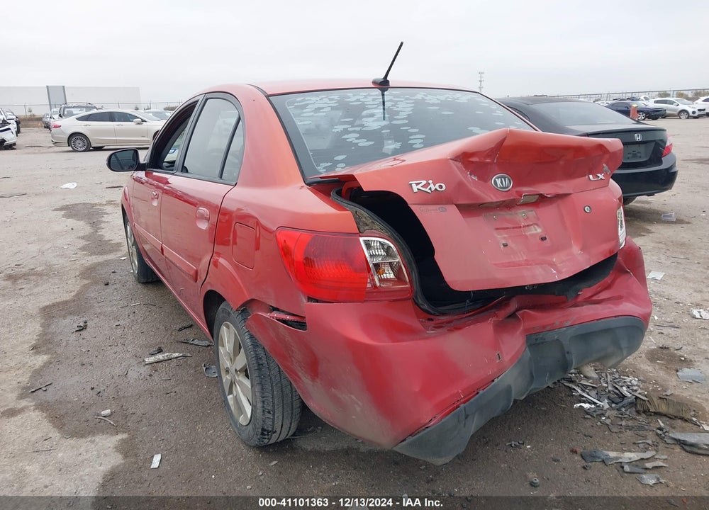 2011 KIA RIO VIN: KNADH4A3XB6912870