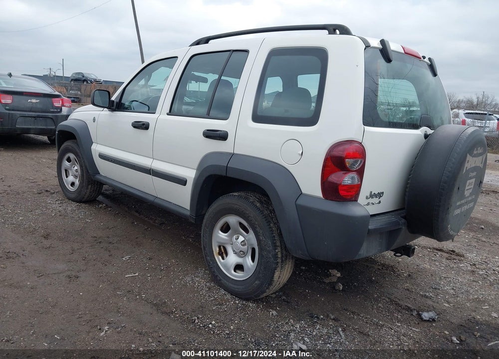 2007 JEEP LIBERTY SPORT VIN: 1J4GL48K57W573870