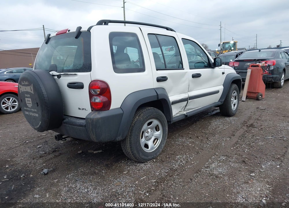 2007 JEEP LIBERTY SPORT VIN: 1J4GL48K57W573870