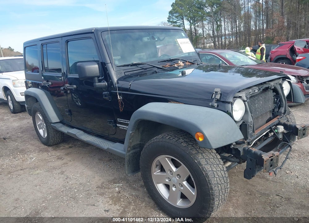 2013 JEEP WRANGLER UNLIMITED SPORT VIN: 1C4BJWDG1DL519367