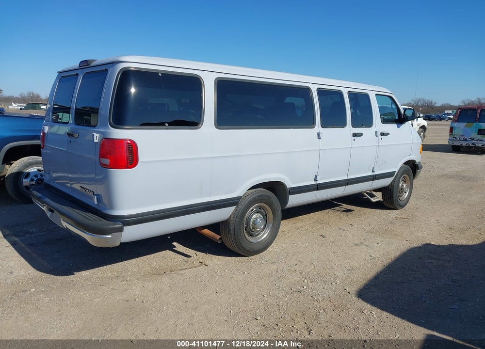 2001 DODGE RAM WAGON 3500 VIN: 2B5WB35Z11K522738