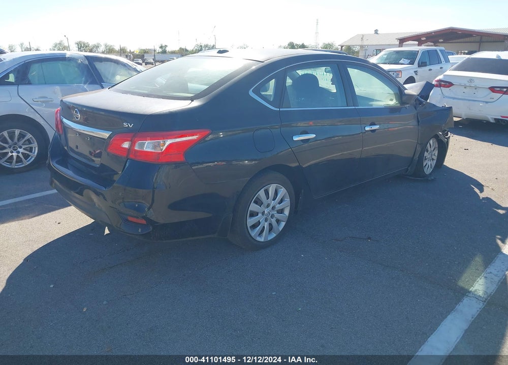 2016 NISSAN SENTRA SV VIN: 3N1AB7AP9GY288493