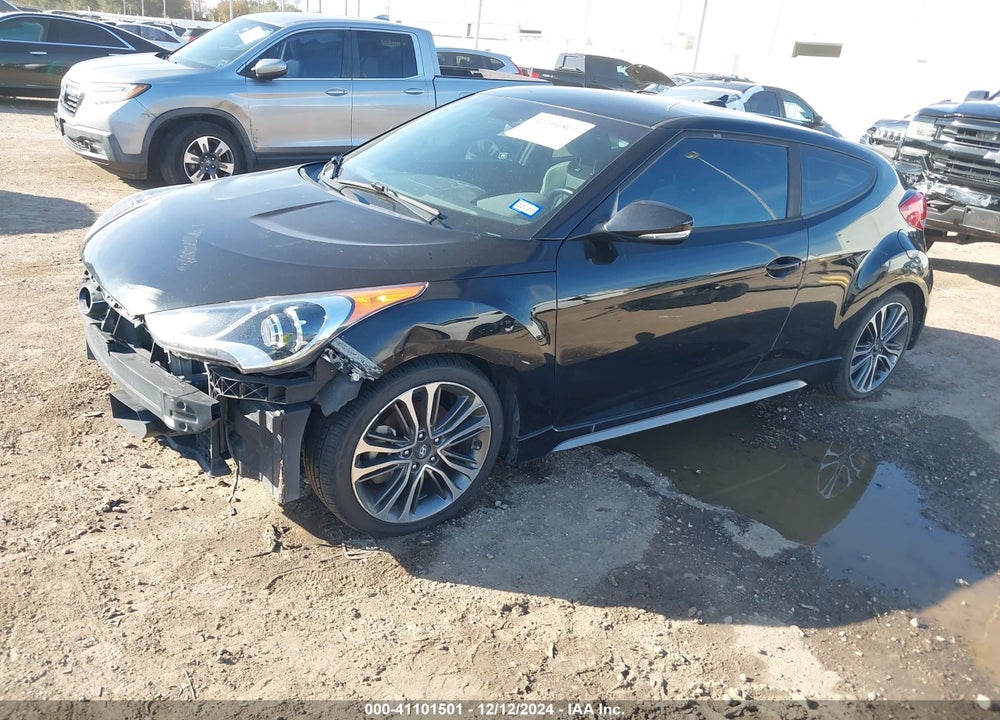 2017 HYUNDAI VELOSTER TURBO VIN: KMHTC6AE3HU312847