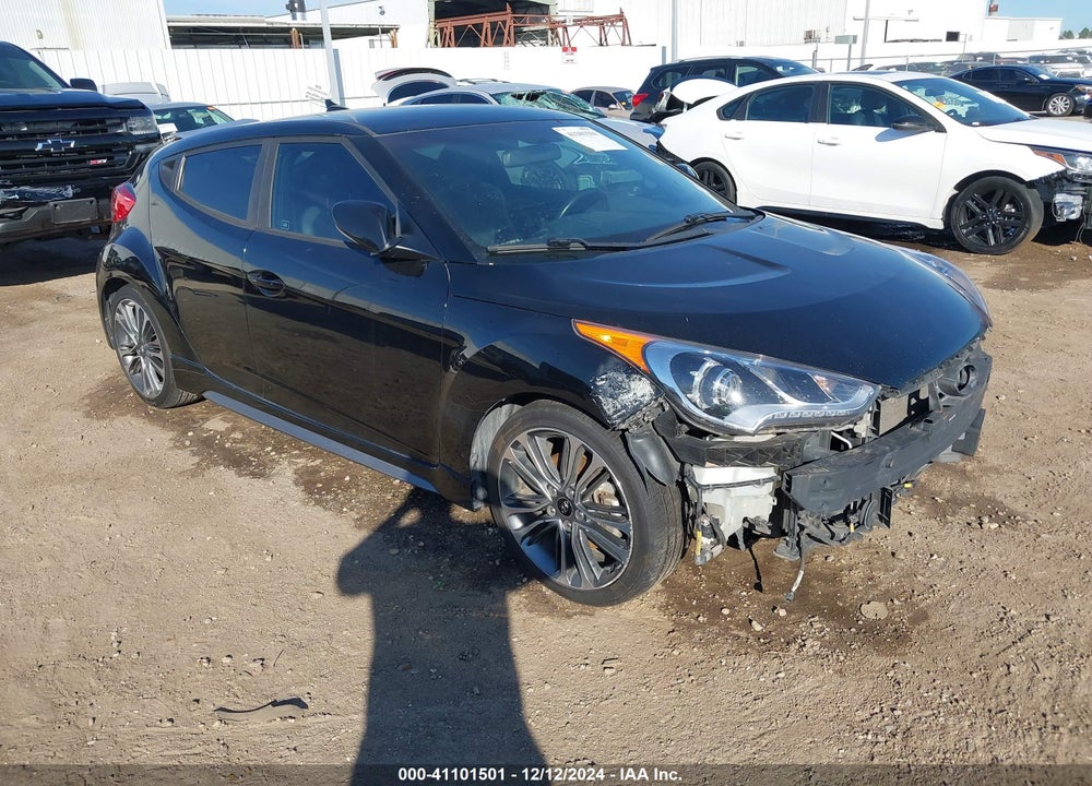 2017 HYUNDAI VELOSTER TURBO VIN: KMHTC6AE3HU312847