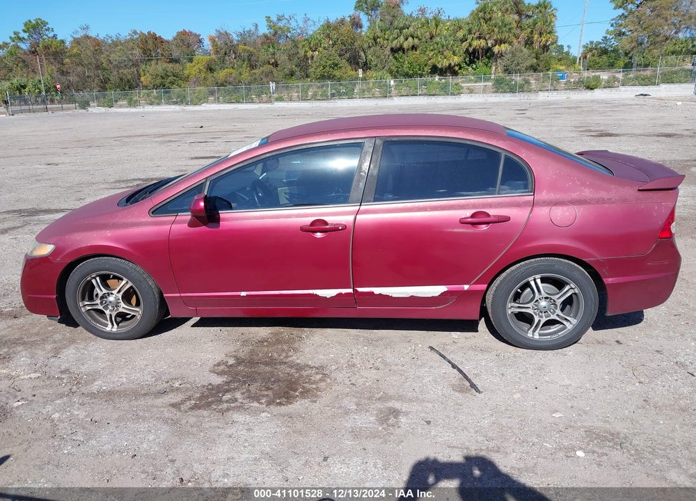 2009 HONDA CIVIC LX VIN: 2HGFA16549H327852
