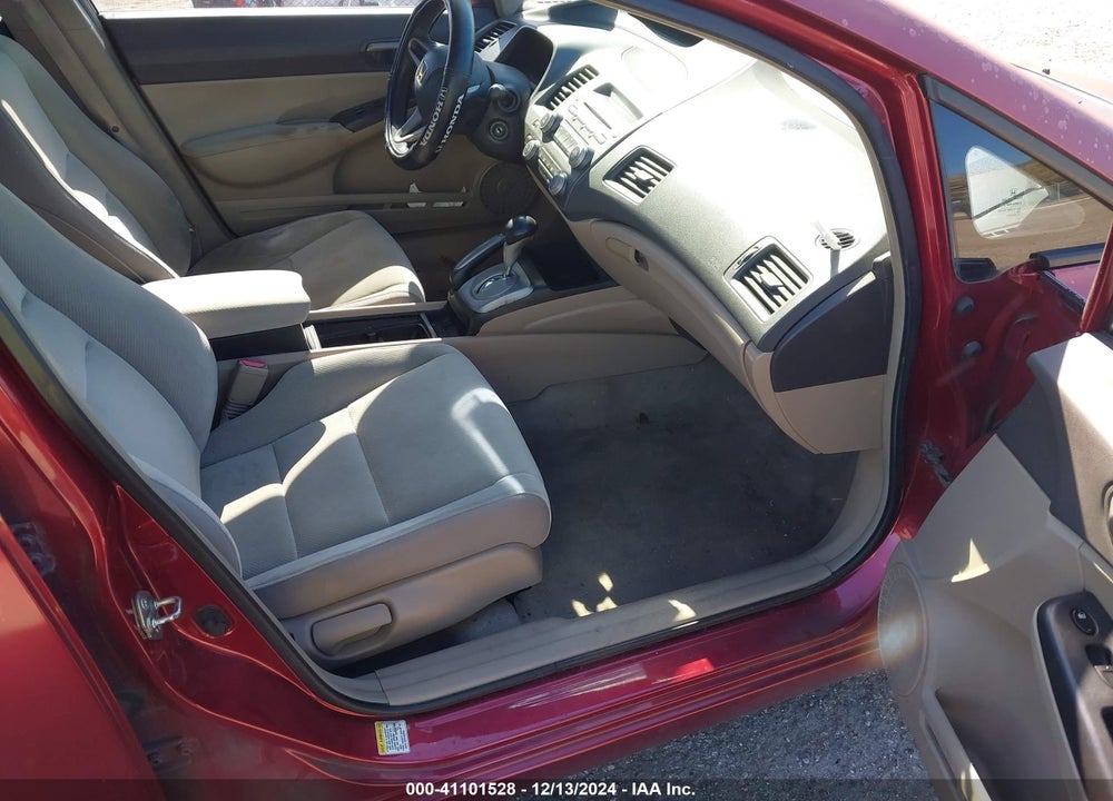 2009 HONDA CIVIC LX VIN: 2HGFA16549H327852