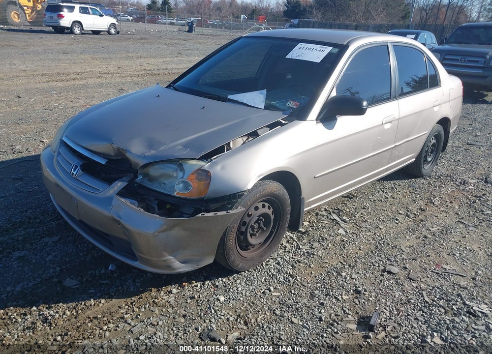 2002 HONDA CIVIC LX VIN: 1HGES16512L032077