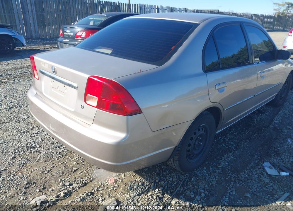 2002 HONDA CIVIC LX VIN: 1HGES16512L032077