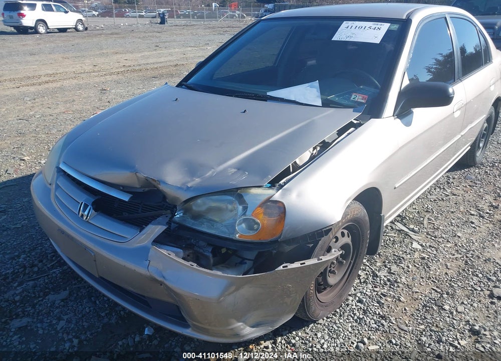 2002 HONDA CIVIC LX VIN: 1HGES16512L032077