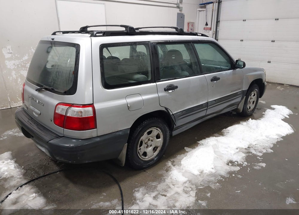 2002 SUBARU FORESTER L VIN: JF1SF63572H744142
