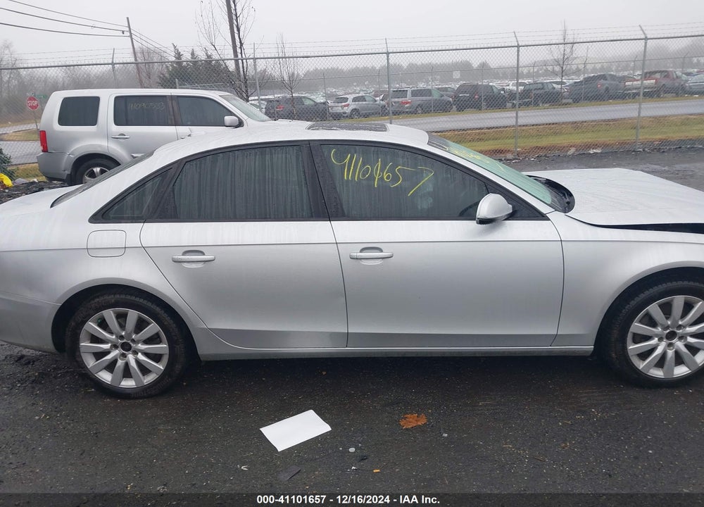 2012 AUDI A4 VIN: WAUBFAFL5CN021218