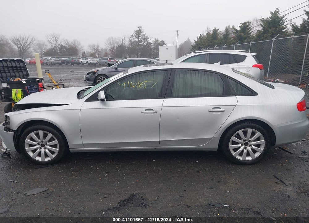 2012 AUDI A4 VIN: WAUBFAFL5CN021218