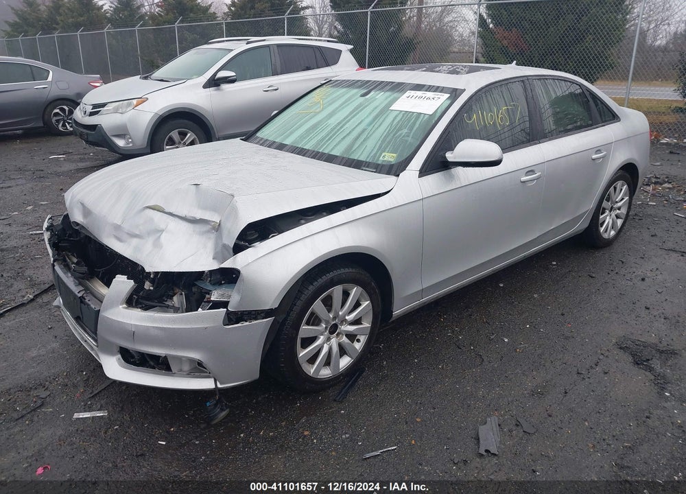2012 AUDI A4 VIN: WAUBFAFL5CN021218