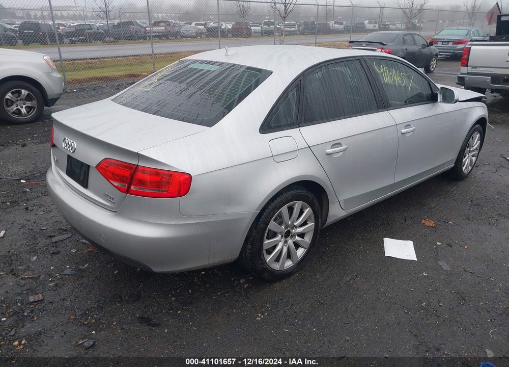 2012 AUDI A4 VIN: WAUBFAFL5CN021218