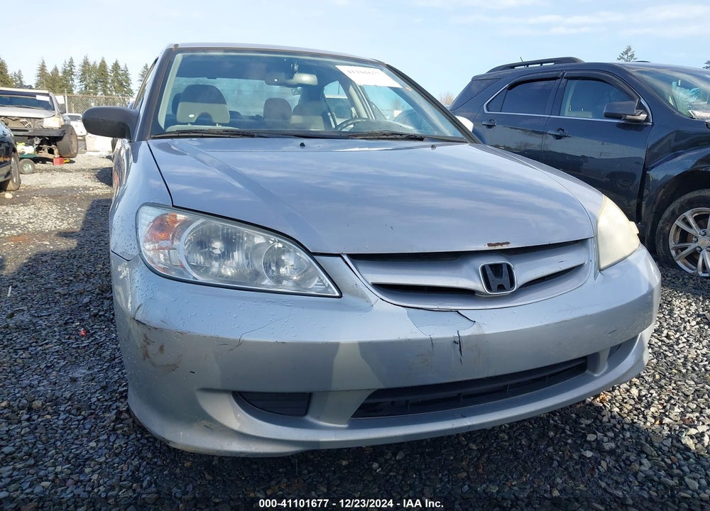2005 HONDA CIVIC VP VIN: 1HGES16335L016210