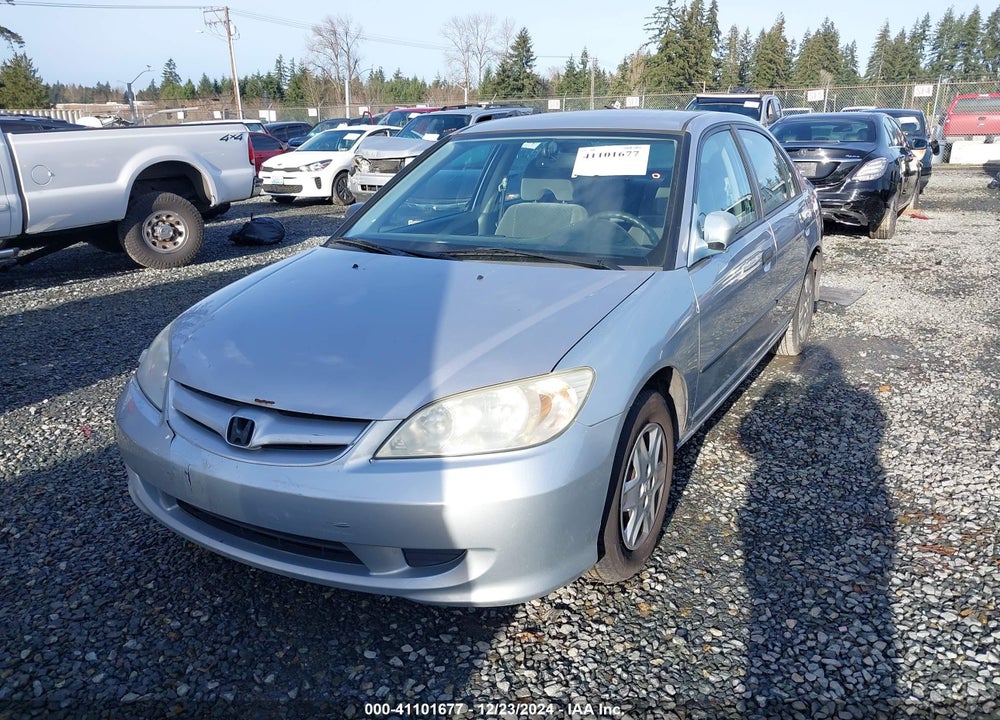 2005 HONDA CIVIC VP VIN: 1HGES16335L016210
