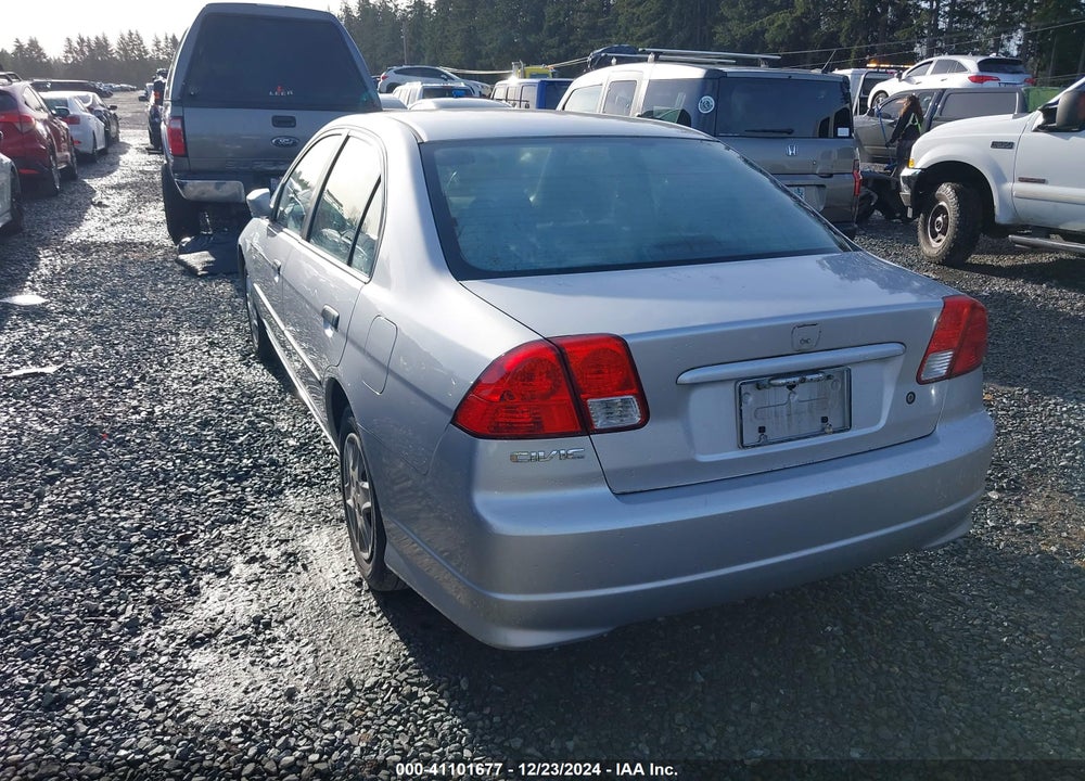 2005 HONDA CIVIC VP VIN: 1HGES16335L016210