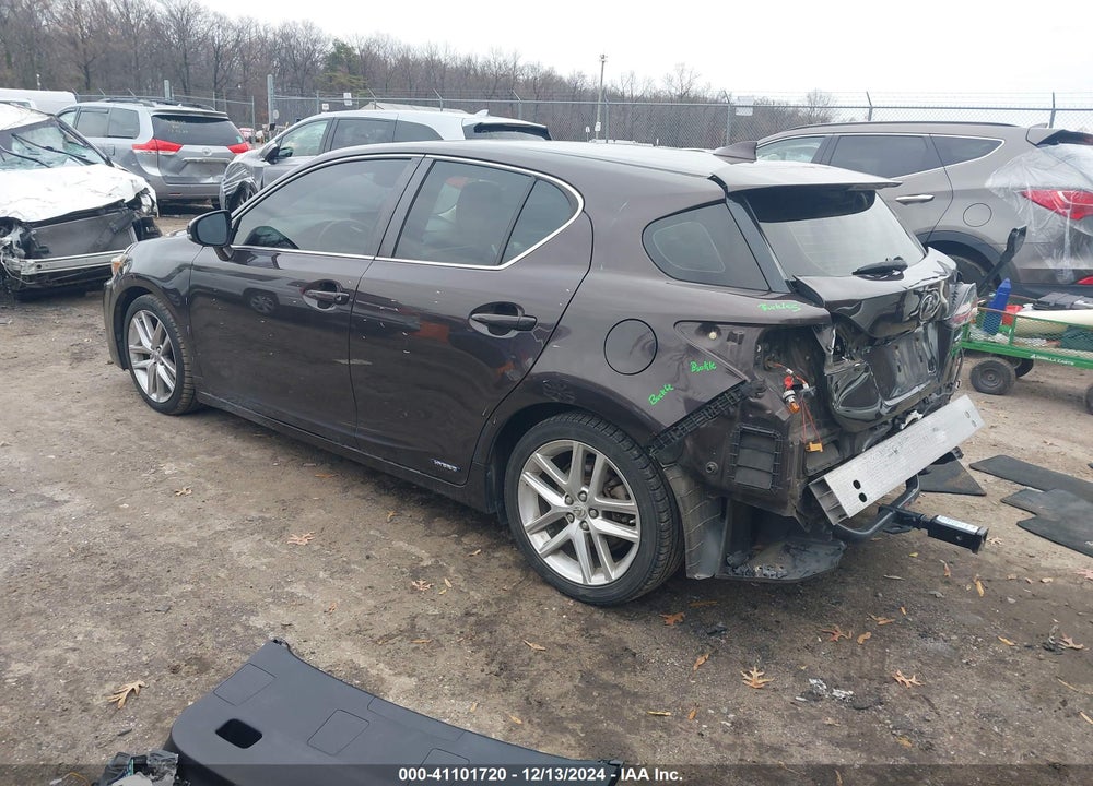 2014 LEXUS CT 200H VIN: JTHKD5BH1E2182248