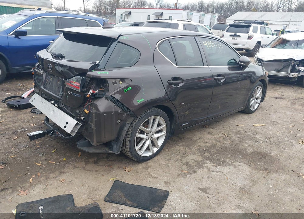 2014 LEXUS CT 200H VIN: JTHKD5BH1E2182248