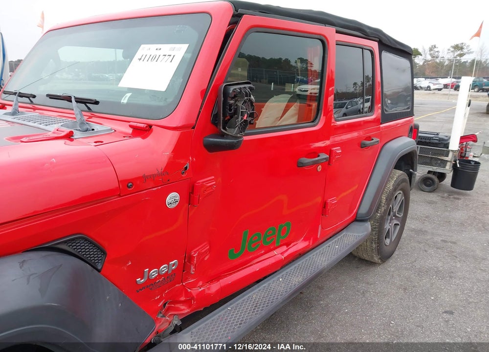 2018 JEEP WRANGLER UNLIMITED SPORT S 4X4 VIN: 1C4HJXDN5JW283394