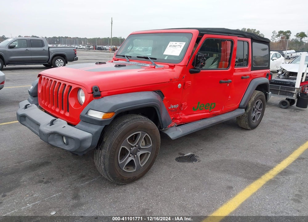 2018 JEEP WRANGLER UNLIMITED SPORT S 4X4 VIN: 1C4HJXDN5JW283394