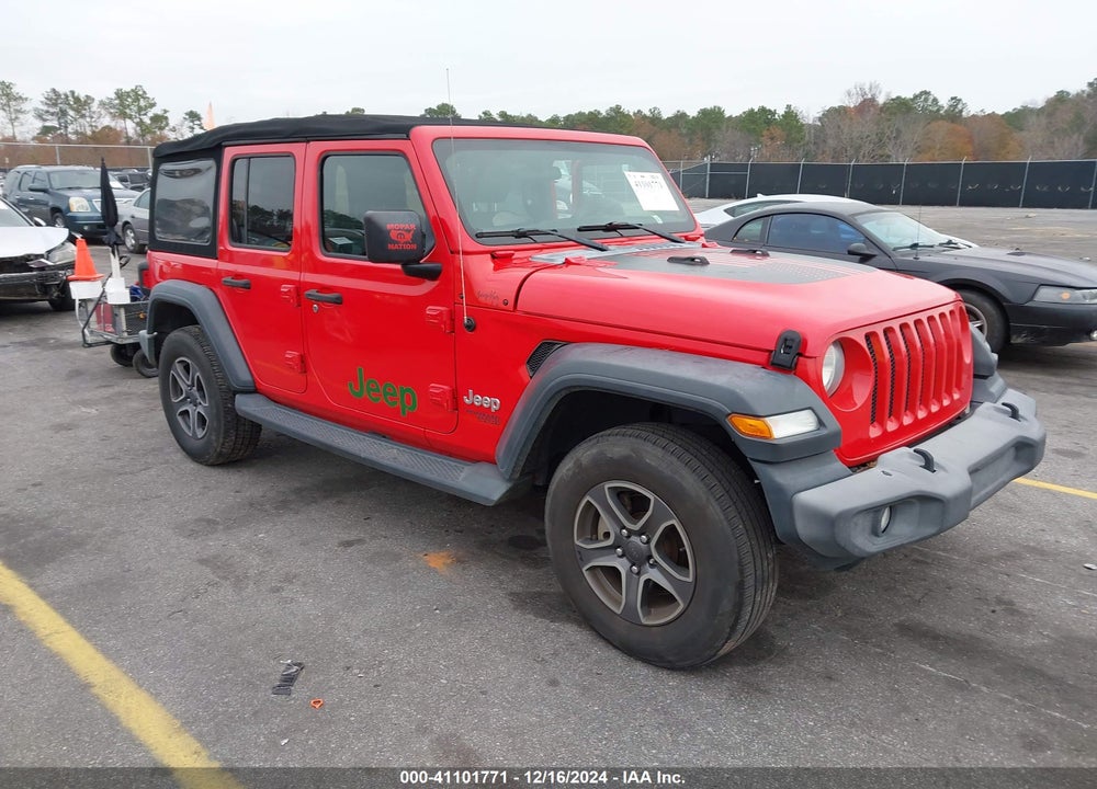 2018 JEEP WRANGLER UNLIMITED SPORT S 4X4 VIN: 1C4HJXDN5JW283394